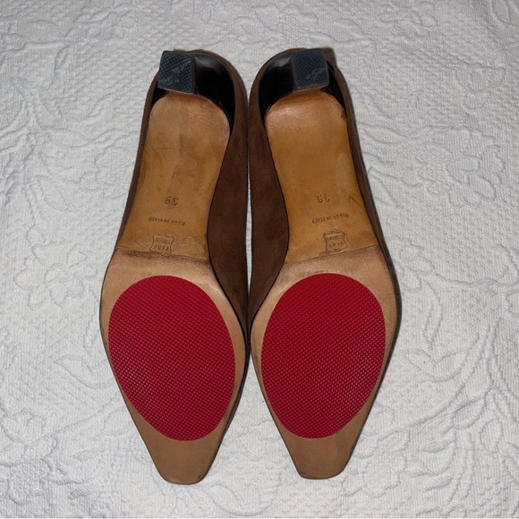 vintage Manolo Blahnik brown suede heels // US 9 EU 39 - Picture 4 of 6